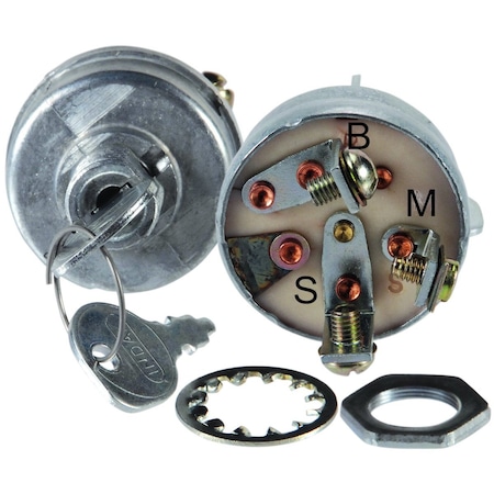 Sunbelt Ignition Switch 1.62" x1.62" x2.79" A-B1SB6545